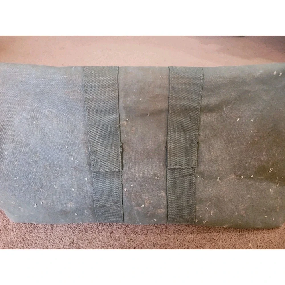 1965 Vietnam Era US Military Canvas Flyers Kit Bag Milcon Prods 21x16x11